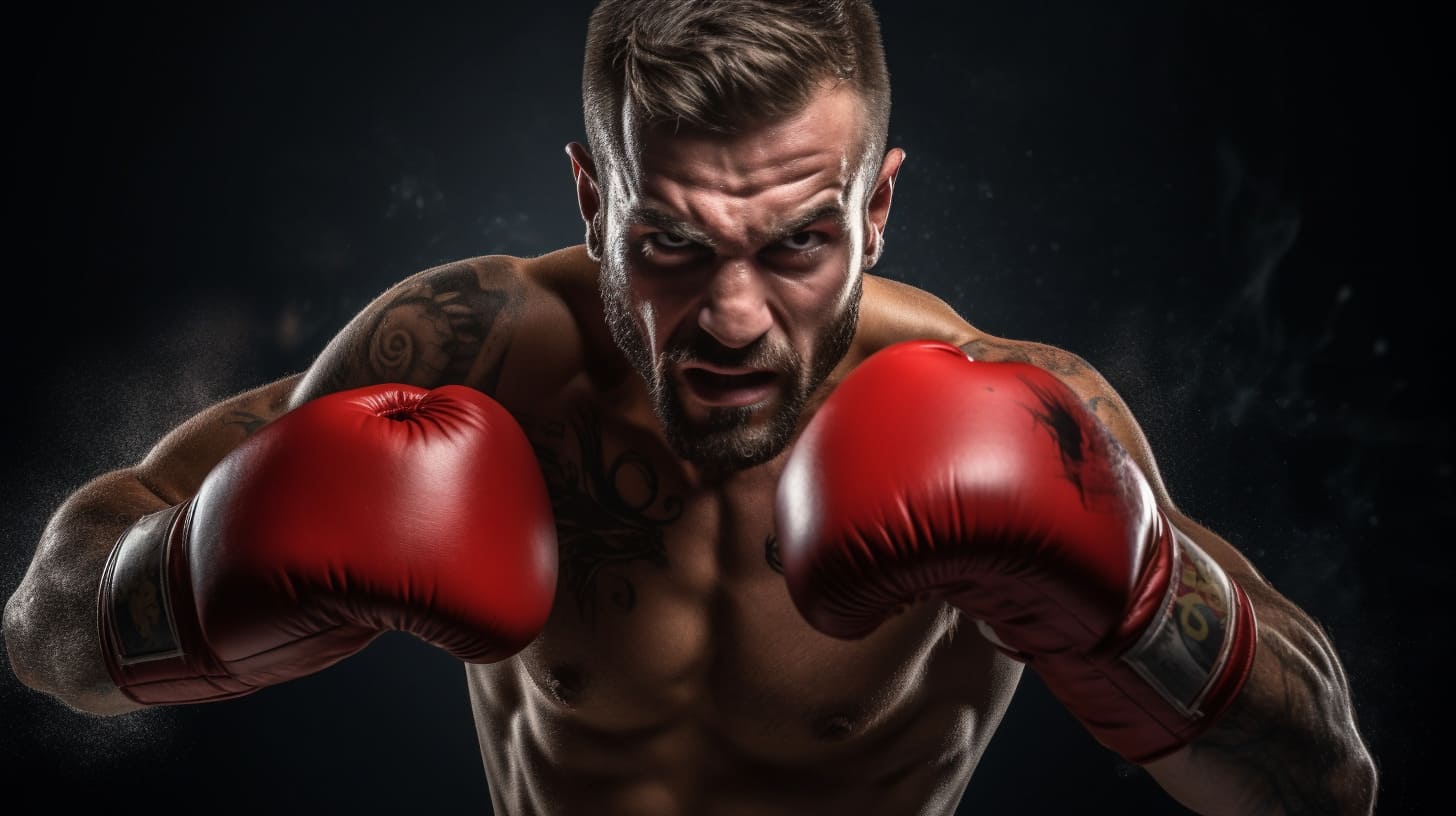 Brawler boxer fists up
