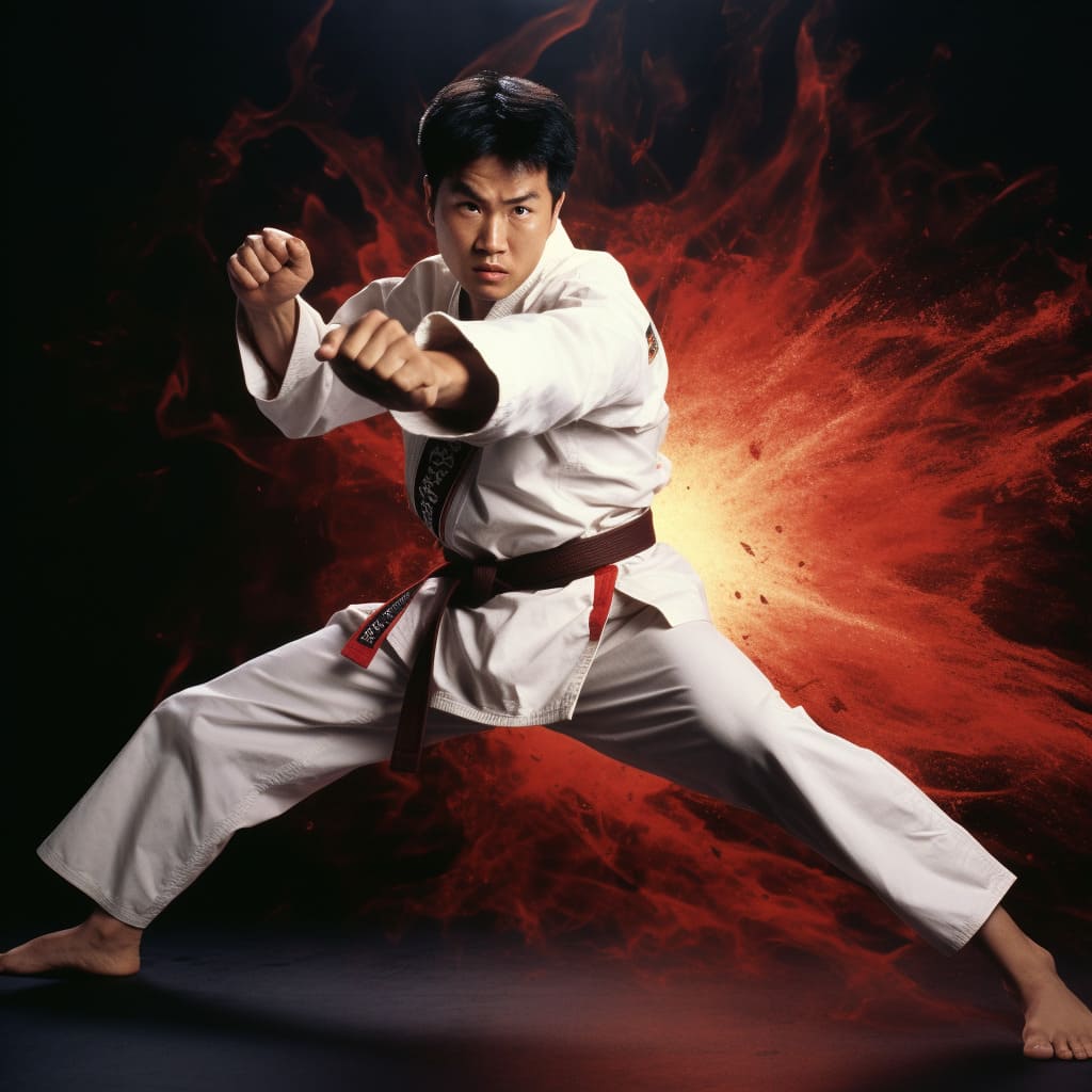 taekwondo twisting punch dwi jumeok