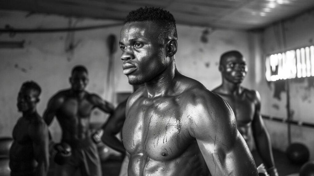 bierglas Ghanaian Boxing Style boxers in the gym 64b1b0cb 16b2 4068 a523 87b3976f3a59