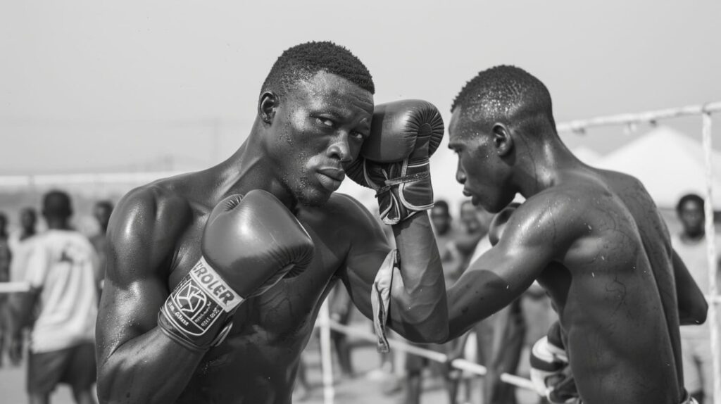 bierglas Ghanaian Boxing Style fighters training e6caa37a 66e2 4da5 a3b6 cfe87bbc51f7
