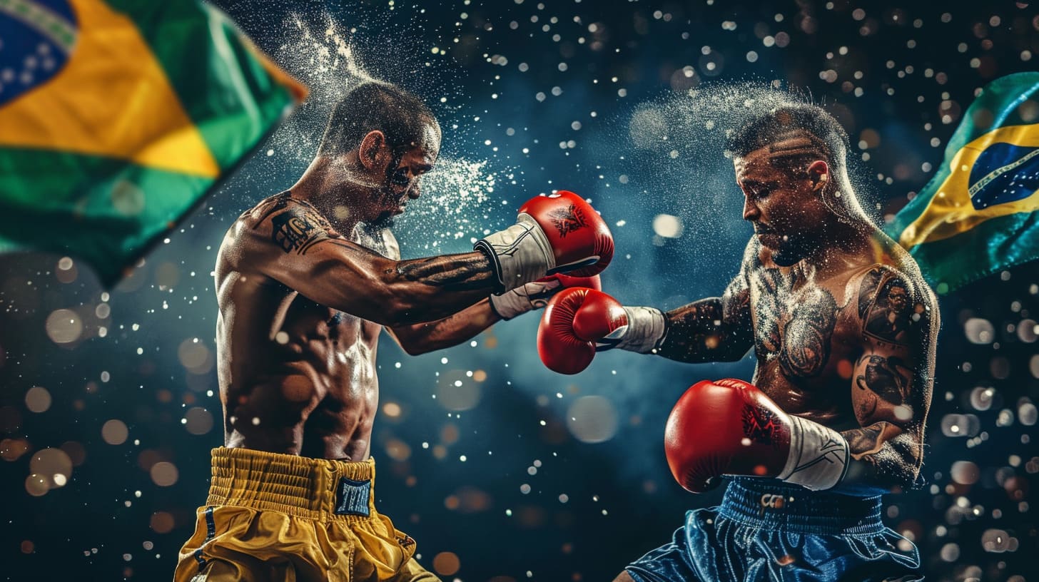bierglas brazilian Boxing Style fighting in a boxing match with 1a27da44 20b8 4334 abd2 a12ac7ed5eb7