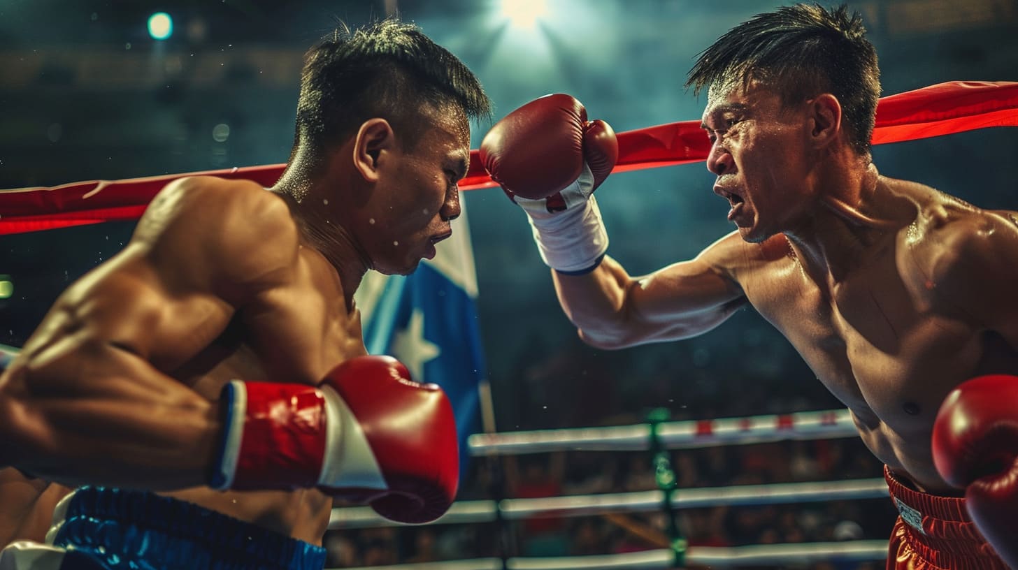 bierglas filipino Boxing Style boxers fighting in a boxing matc e8c1dc6f 373a 48d9 b764 db57fc2d48c7